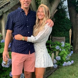 white dress from Ruby and Jenna